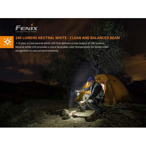  Fenix HM23 Compact Hiking and Running Headlamp