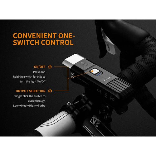  Fenix Flashlight BC25R LED Rechargeable Bike Light