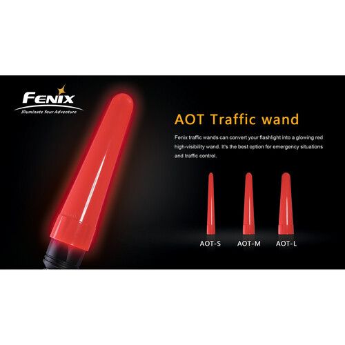  Fenix Flashlight AOT Red Traffic Wand (Small)