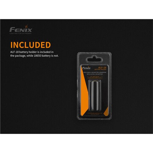  Fenix Flashlight ALF-18 18650 Battery Sleeve