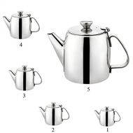 Fenteer 5 Pieces Stainless Steel 500ml Teapots Water Kettle Pitcher Jug Coffee Pot Silver