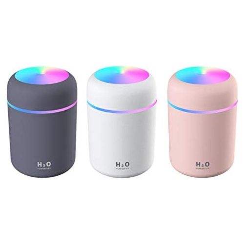  Fenteer Humidifier, USB Powered Air Purifier Aromatherapy Allergy Aroma Essential Oil Diffuser Defuser for Home Office Spa Car (1 Humidifier + 5 Cotton Sticks)