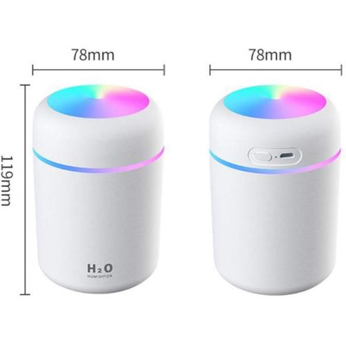  Fenteer Humidifier, USB Powered Air Purifier Aromatherapy Allergy Aroma Essential Oil Diffuser Defuser for Home Office Spa Car (1 Humidifier + 5 Cotton Sticks)