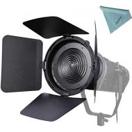 [아마존베스트]Fenxbzy NiceFoto Fresnel Lens Fresnel Mount with Honeycomb Grids Barn Doors for Aputure Light Storm 300D II 120D II, 120D ii,LS C300D II, Aputure 300X, Fodavil Pixel C220 Series & Bowen-S