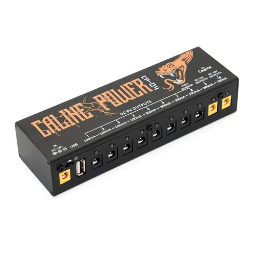  FerDIM Guitar Pedal Power Supply Station Distributor 10 Isolated Outputfor 9V/12V/18V Effect Pedal with USB Port for Charging Mobile Phone Tablet Isolatedpowersupply CP-04