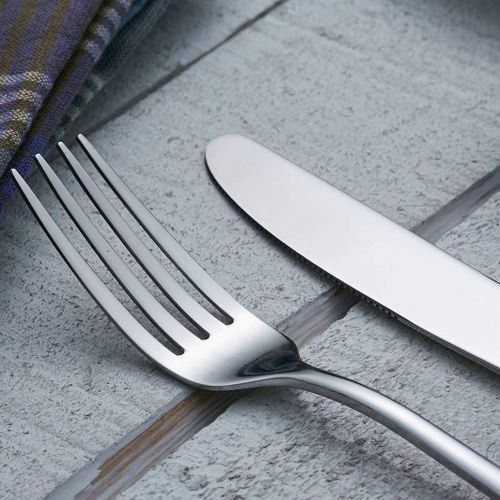  [아마존 핫딜]  [아마존핫딜]Ferfil Flatware Set, 20-Piece Cutlery / Silverware / Tableware Set Service for 4, Include Knife/Fork/Spoon, Mirror Polished, Dishwasher Safe