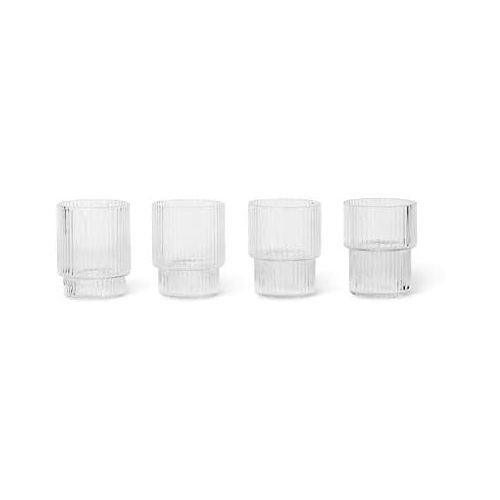  Ferm Living 100373211 Ripple Schnapsglas, Glas