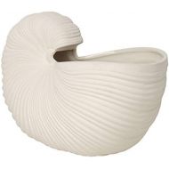 Marke: Ferm Living Ferm Living Shell Blumentopf, weiss BxHxT 31x20x15cm Mit lauwarmem Wasser abspuelen