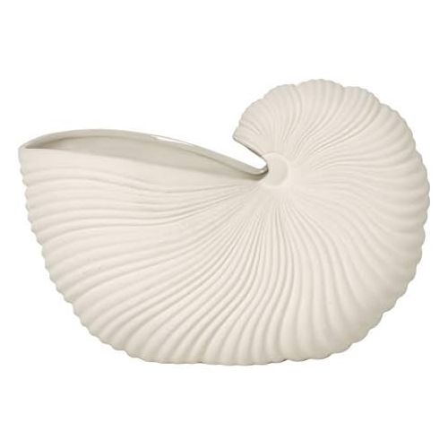  Marke: Ferm Living Ferm Living Shell Blumentopf, weiss BxHxT 31x20x15cm Mit lauwarmem Wasser abspuelen