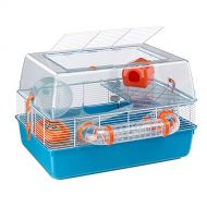 Ferplast Duna Fun Hamster Cage | Multi-Tier Hamster Cage Includes All Accessories | 21.65L x 18.5W x 14.76H Inches