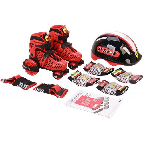  Ferrari FK10-1RED2629 My First Skate Combo Set, Red, Size 26-29