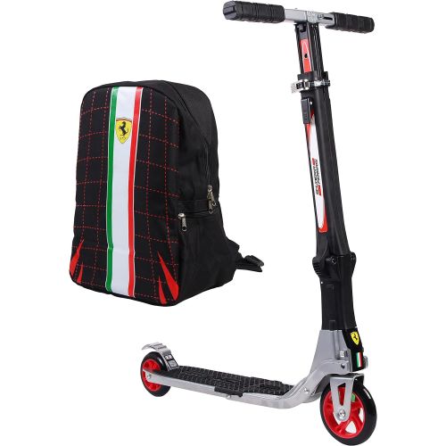  Ferrari Collapsible Two Wheels Scooter, Black