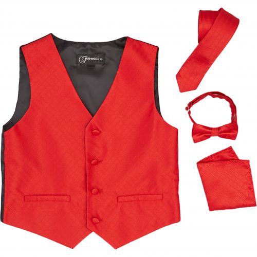  Ferrecci Boys 4-piece Vest Set by Ferrecci