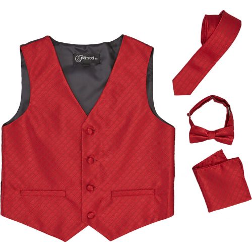  Ferrecci Boys 4-piece Vest Set by Ferrecci