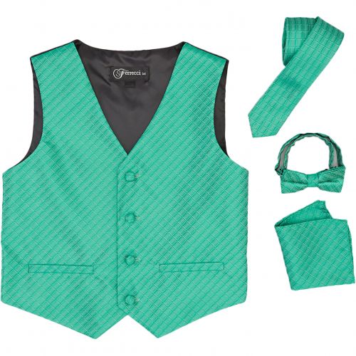  Ferrecci Boys 4-piece Vest Set by Ferrecci