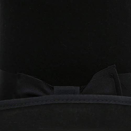  할로윈 용품Ferrecci Wool Felt Top Hat /18 Colors/with Grosgrain Ribbon and Removable Feather- Unisex, Men, Women