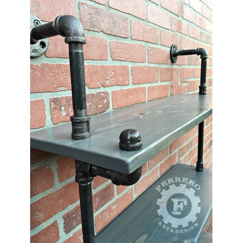  Ferrero Art & Design Steampunk furniture,pipe Bookshelf, Bookshelves, Industrial shelves, industrial shelfs, pipe shelf, pipe shelving, rustic decor, shelf