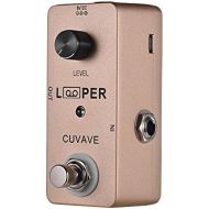 [아마존베스트]Fesjoy Looper Pedal Mini Guitar Loop Looper Pedal Max. 5 minutes recording time Unlimited Overdubs Full Metal Shell