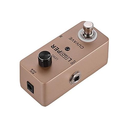  [아마존베스트]Fesjoy Looper Pedal Mini Guitar Loop Looper Pedal Max. 5 minutes recording time Unlimited Overdubs Full Metal Shell