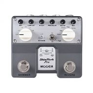 Festnight Guitar Effect Pedal, Digital Reverb Effector Pedal with Shimmer Effect 5 Reverberation Modes Twin Footswitch