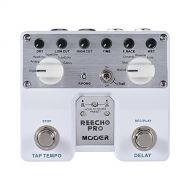 Festnight Guitar Effect Pedal, Digital Delay Effector Pedal Twin Footswitch with Loop Recording Function