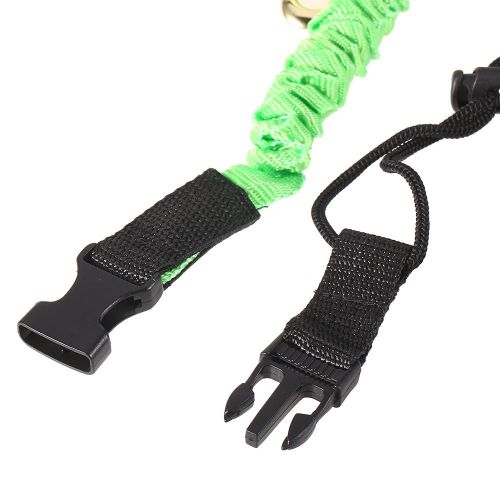  Festnight Safe Night Elastic Paddle Leash Elasticated Safety Line Rope Kayak Canoe Rowing Boat Fishing Rod Lanyard Security Lead, Green