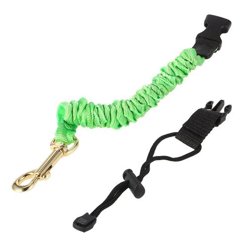  Festnight Safe Night Elastic Paddle Leash Elasticated Safety Line Rope Kayak Canoe Rowing Boat Fishing Rod Lanyard Security Lead, Green