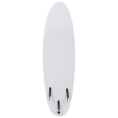  Festnight- Surfbrett Stand Up Paddle Board mit Traktionspad Inklusive 1 Leine und 3 abnehmbaren Kunststofffinnen 170 cm