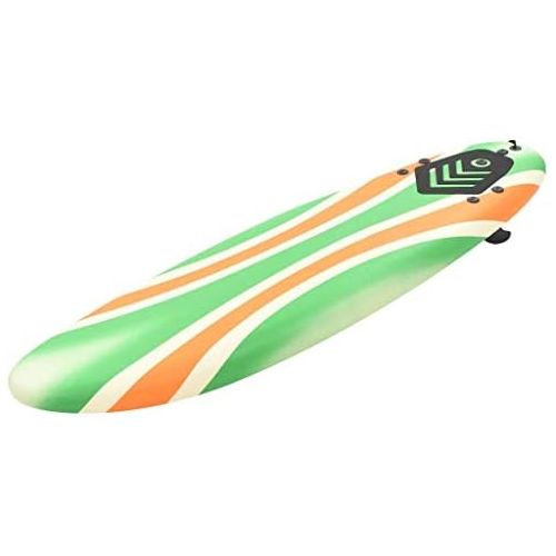  Festnight- Surfbrett Stand Up Paddle Board mit Traktionspad Inklusive 1 Leine und 3 abnehmbaren Kunststofffinnen 170 cm