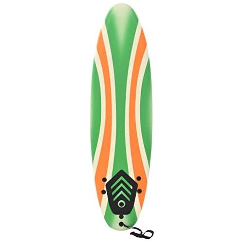  Festnight- Surfbrett Stand Up Paddle Board mit Traktionspad Inklusive 1 Leine und 3 abnehmbaren Kunststofffinnen 170 cm