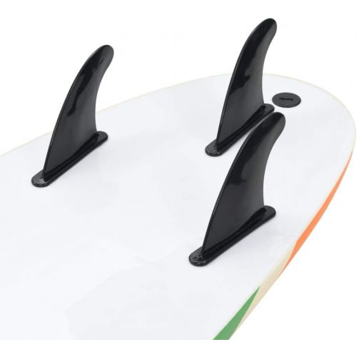  Festnight- Surfbrett Stand Up Paddle Board mit Traktionspad Inklusive 1 Leine und 3 abnehmbaren Kunststofffinnen 170 cm