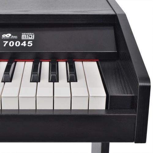  Festnight 88-key Digital Piano with 150 different sounds and Pedals Black Melamine Board, includes an Adapter and a Power Cord