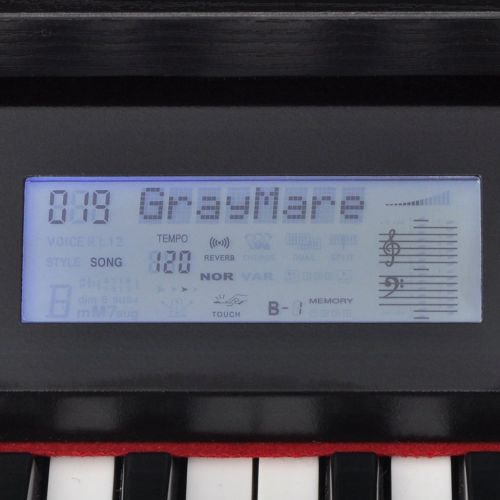  Festnight 88-key Digital Piano with 150 different sounds and Pedals Black Melamine Board, includes an Adapter and a Power Cord