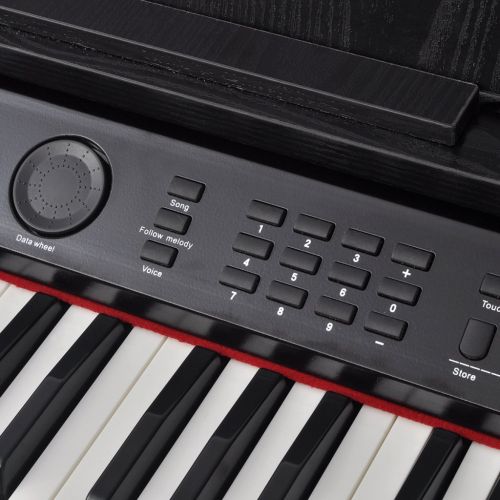  Festnight 88-key Digital Piano with 150 different sounds and Pedals Black Melamine Board, includes an Adapter and a Power Cord