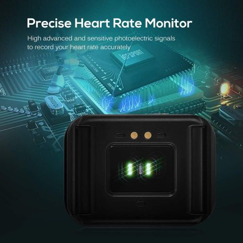  Festnight Heart Rate Monitor Armband ANT+ / BT Double Mode Heart Rate Monitor Arm Strap Runner Cycling Fitness Tracker
