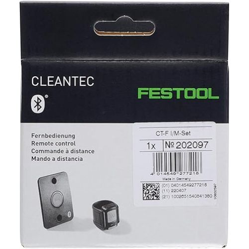  Festool 202097 Bluetooth Remote Control Set for CT 26, 36, and 48 Dust Extractors