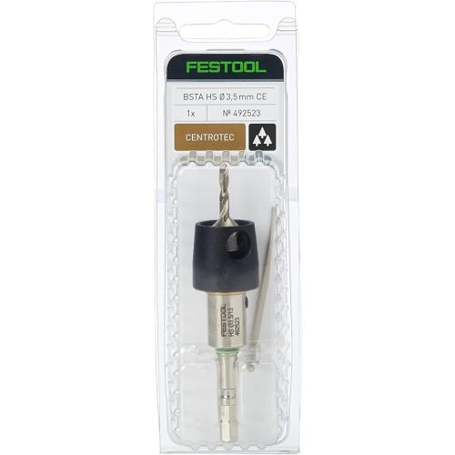  Festool 492523 Centrotec Countersink Drill Bit, 3.5mm