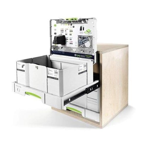  Festool 500767 SYS-AZ Drawer Set Systainer Organizer (5 Drawer Set)