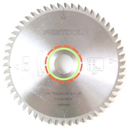  Festool 489458 Saw Blade for Laminate or Solid Surfaces 54t