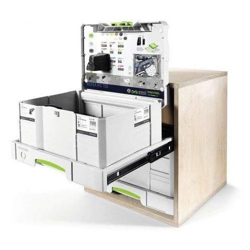  Festool 500767 SYS-AZ Drawer Set Systainer Organizer (5 Drawer Set)