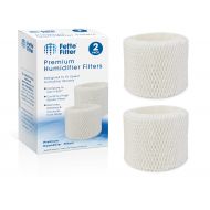 Fette Filter  Humidifier Wicking Filters Compatible with Vicks & Kaz. Compare to Part # WF2 (Pack of 2)