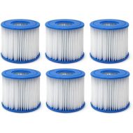 Fette Filter - Pool Filters Compatible with Intex Type D, Aqua Leisure, Simple Set, Summer Escapes & Sand N Sun (Pack of 6)