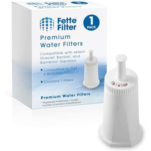  Fette Filter - Replacement Water Filter Compatible with Breville Claro Swiss For Oracle, Barista & Bambino - Compare to Part #BES008WHT0NUC1 - Pack of 1
