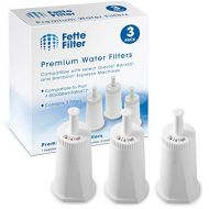 Fette Filter - Replacement Water Filter Compatible with Breville Claro Swiss For Oracle, Barista & Bambino - Compare to Part #BES008WHT0NUC1 - Pack of 3