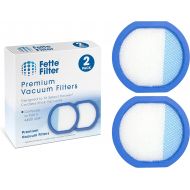 Fette Filter - Cordless Vacuum Filter Compatible with Hoover React Whole Home & Hoover Fusion Cordless Vacuums. Compare to Part # 440011434. (2 Pack)