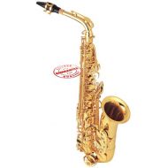 Fever Beginner Student Eb Alto Saxophone Gold with Case