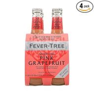 FEVER-TREE Sparkling Pink Grapefruit Mixer, 6.8 Fl Oz (Pack of 4)