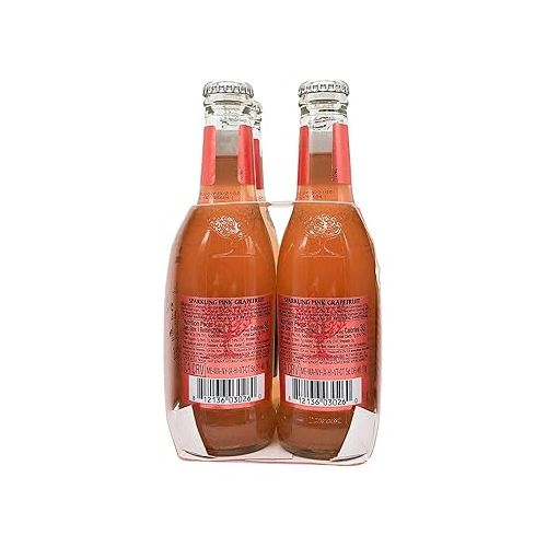  FEVER-TREE Sparkling Pink Grapefruit Mixer, 6.8 Fl Oz (Pack of 4)