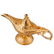 Feyarl Gold Legend Magic Genie Light Lamp Pot Incense Burner with Gift Box for Home Deco (8.6 x 3 x 4.4 inches) …