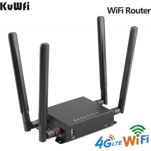  Fhong WiFi Routers for Wireless Internet Smart 4G LTE OpenWRT 300Mbps 3G Wireless Repeater AP Mode DHCP Function with SIM Card Slot (B1B3B5B7B8B20 EU Version)